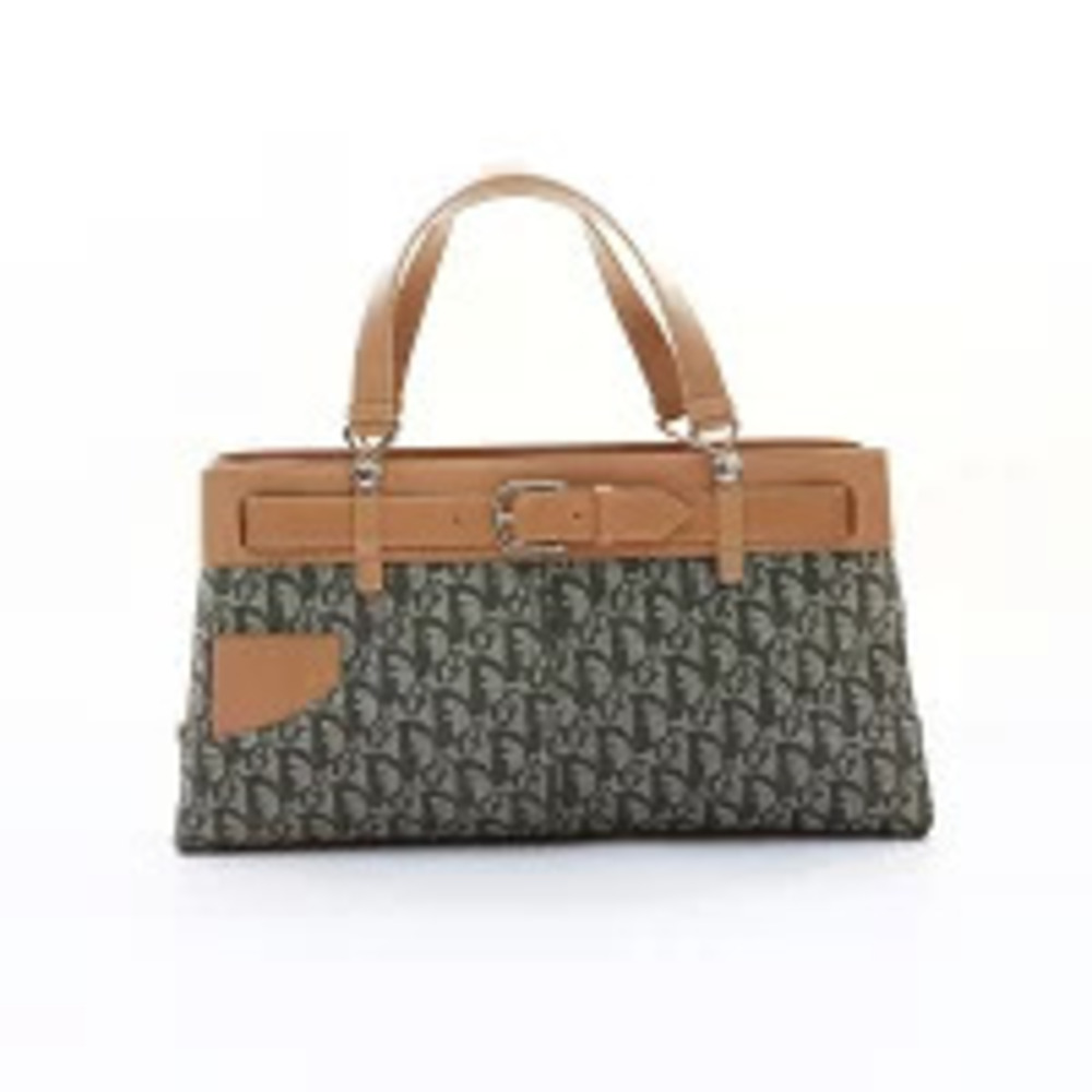 Christian Dior Trotter Handbag Green - Picture 2 of 13